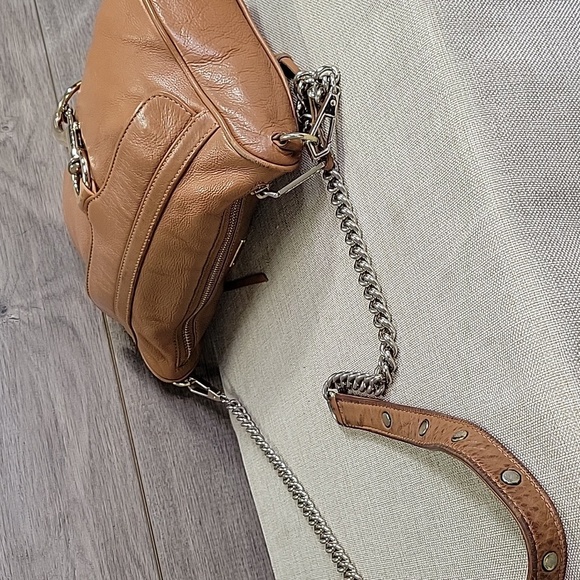 Rebecca Minkoff Brown Leather Crossbody Shoulder Bag - Picture 8 of 16